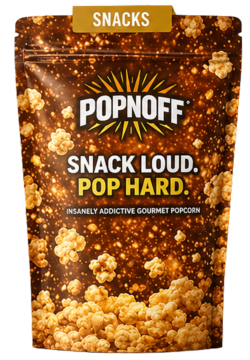 Glazed popcorn